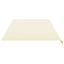 udskiftningsdug til markise 600x350 cm polyester cremefarvet