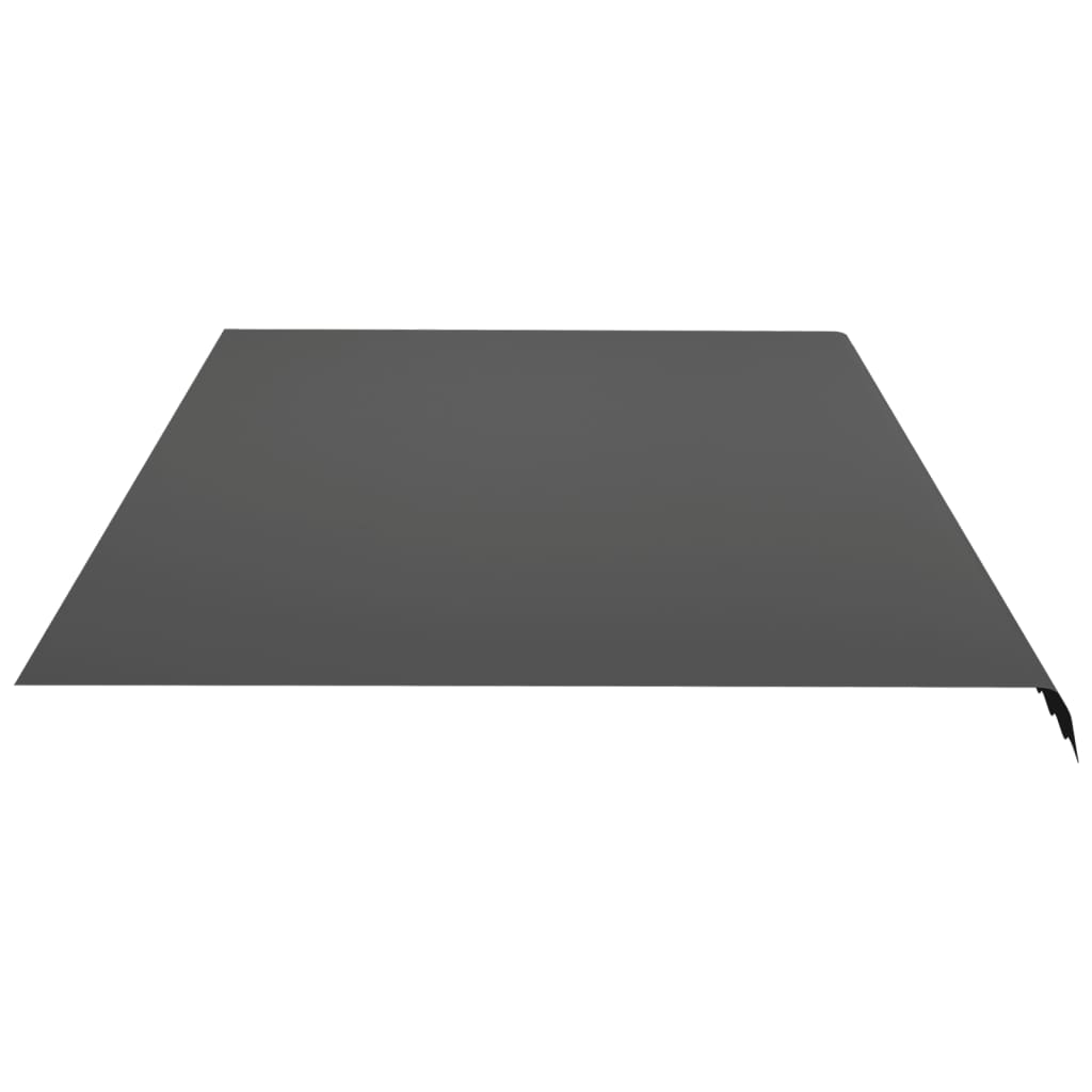 udskiftningsdug til markise 6x3,5 m polyester antracitgrå