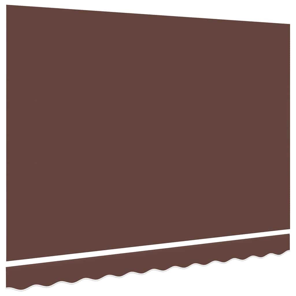 udskiftningsdug til markise 300x250 cm polyester brun