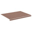 udskiftningsdug til markise 400x300 cm polyester brun