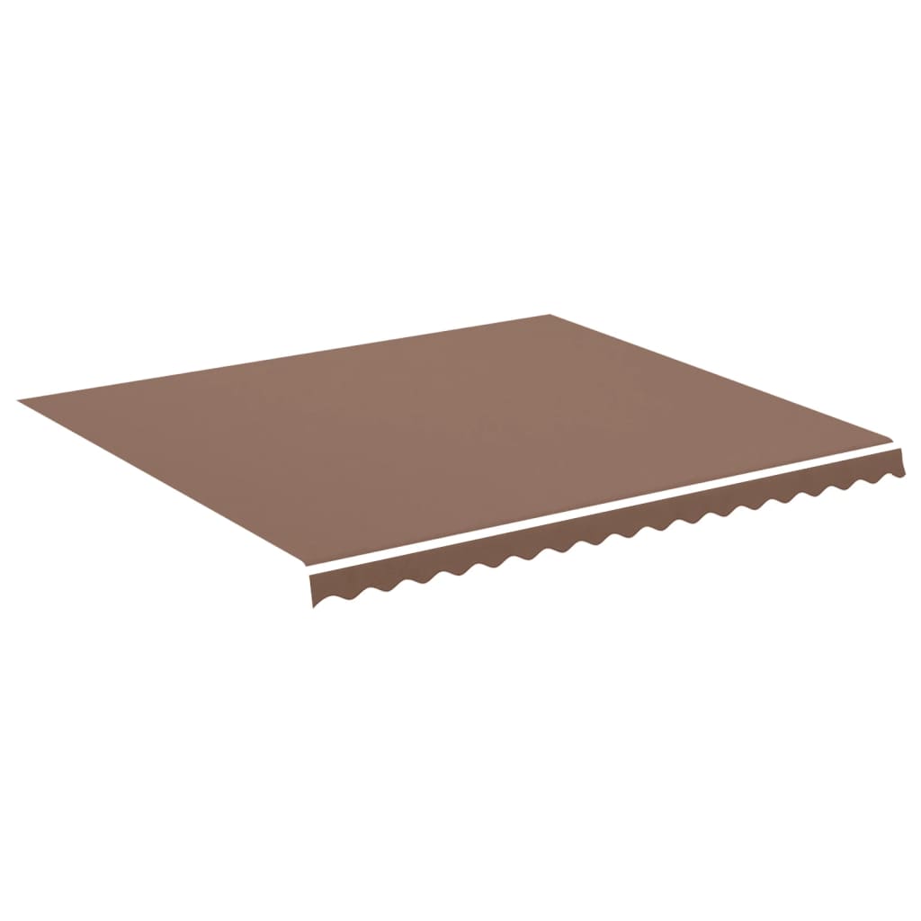 udskiftningsdug til markise 4x3,5 m polyester brun
