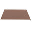 udskiftningsdug til markise 4x3,5 m polyester brun