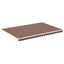 udskiftningsdug til markise 4,5x3 m polyester brun