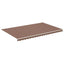 udskiftningsdug til markise 5x3 m polyester brun