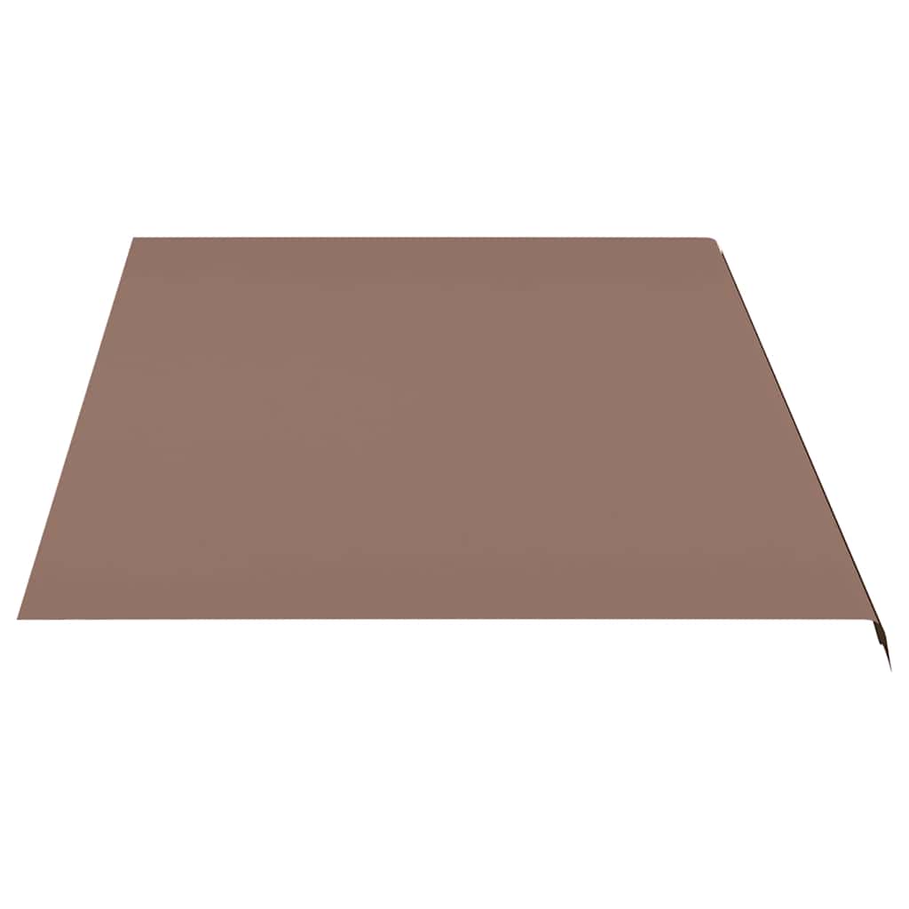 udskiftningsdug til markise 500x300 cm polyester brun