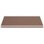 udskiftningsdug til markise 6x3,5 m polyester brun