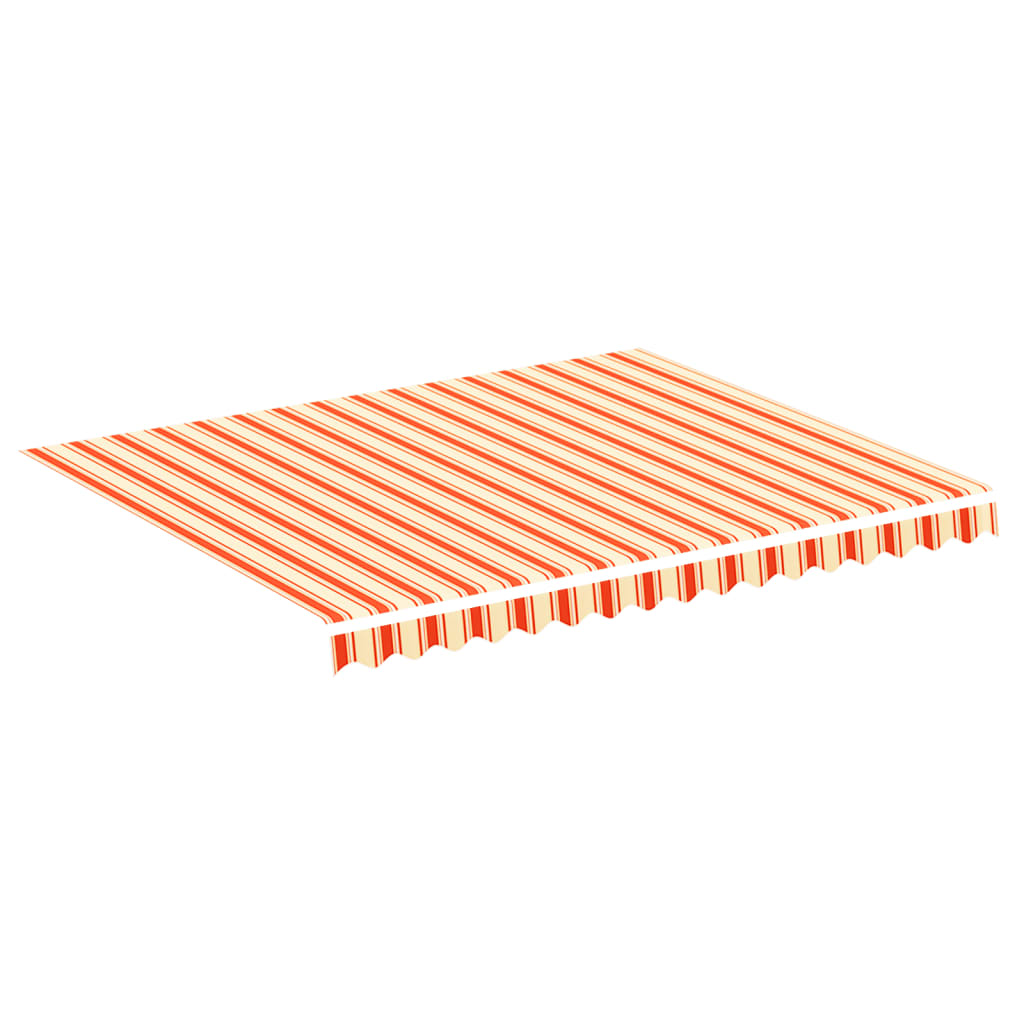 udskiftningsdug til markise 3x2,5 m polyester gul og orange