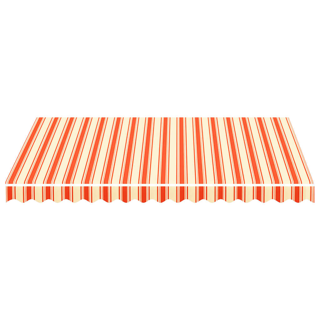 udskiftningsdug til markise 3x2,5 m polyester gul og orange