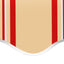 udskiftningsdug til markise 3x2,5 m polyester gul og orange