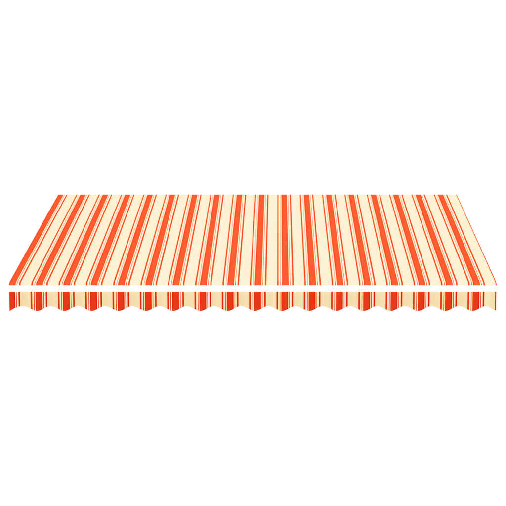 udskiftningsdug til markise 3,5x2,5 m polyester gul og orange