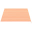 udskiftningsdug til markise 3,5x2,5 m polyester gul og orange