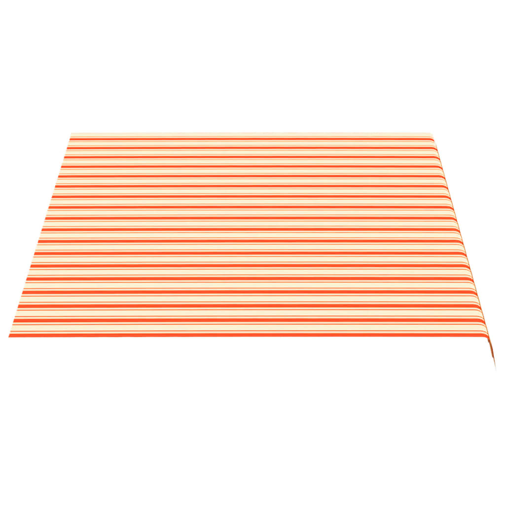 udskiftningsdug til markise 3,5x2,5 m polyester gul og orange