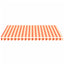 udskiftningsdug til markise 4x3 m polyester gul og orange