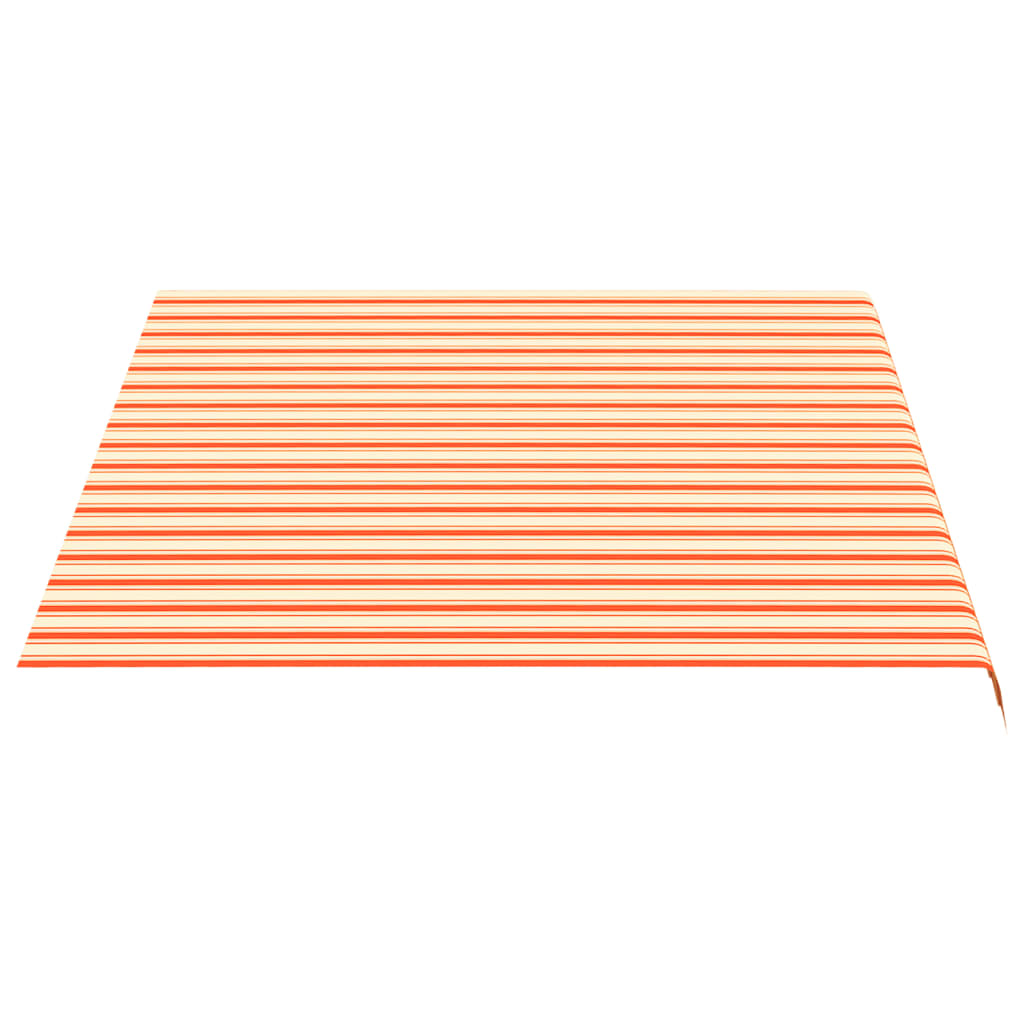 udskiftningsdug til markise 4x3 m polyester gul og orange