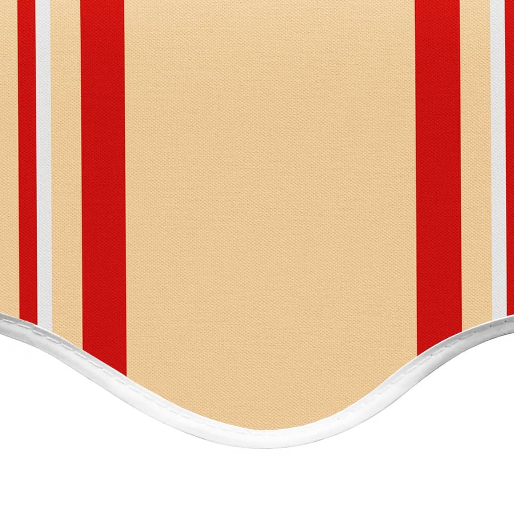 udskiftningsdug til markise 4x3 m polyester gul og orange