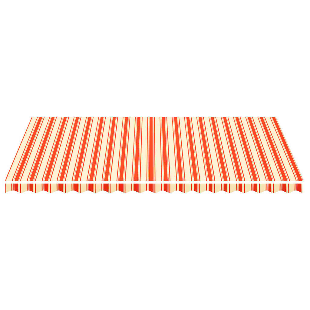 udskiftningsdug til markise 5x3 m polyester gul og orange