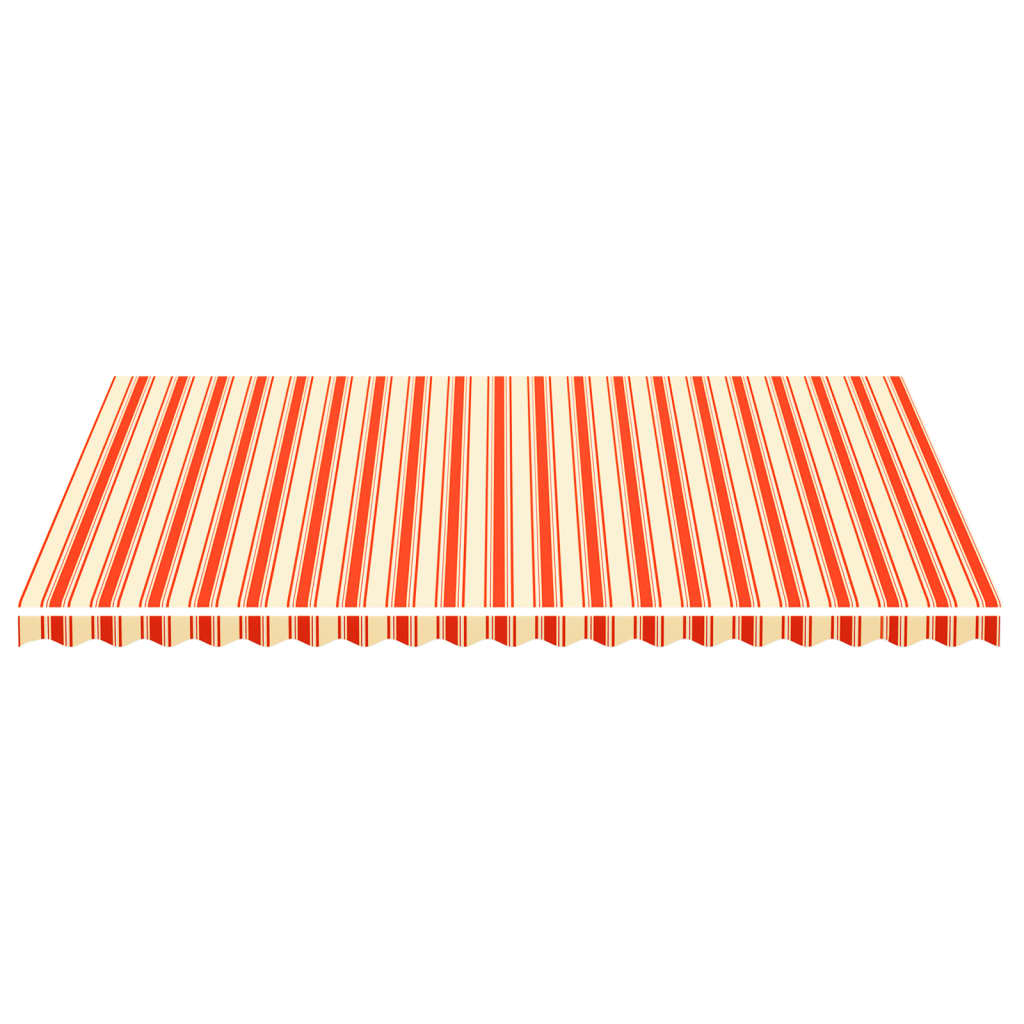 udskiftningsdug til markise 5x3,5 m polyester gul og orange