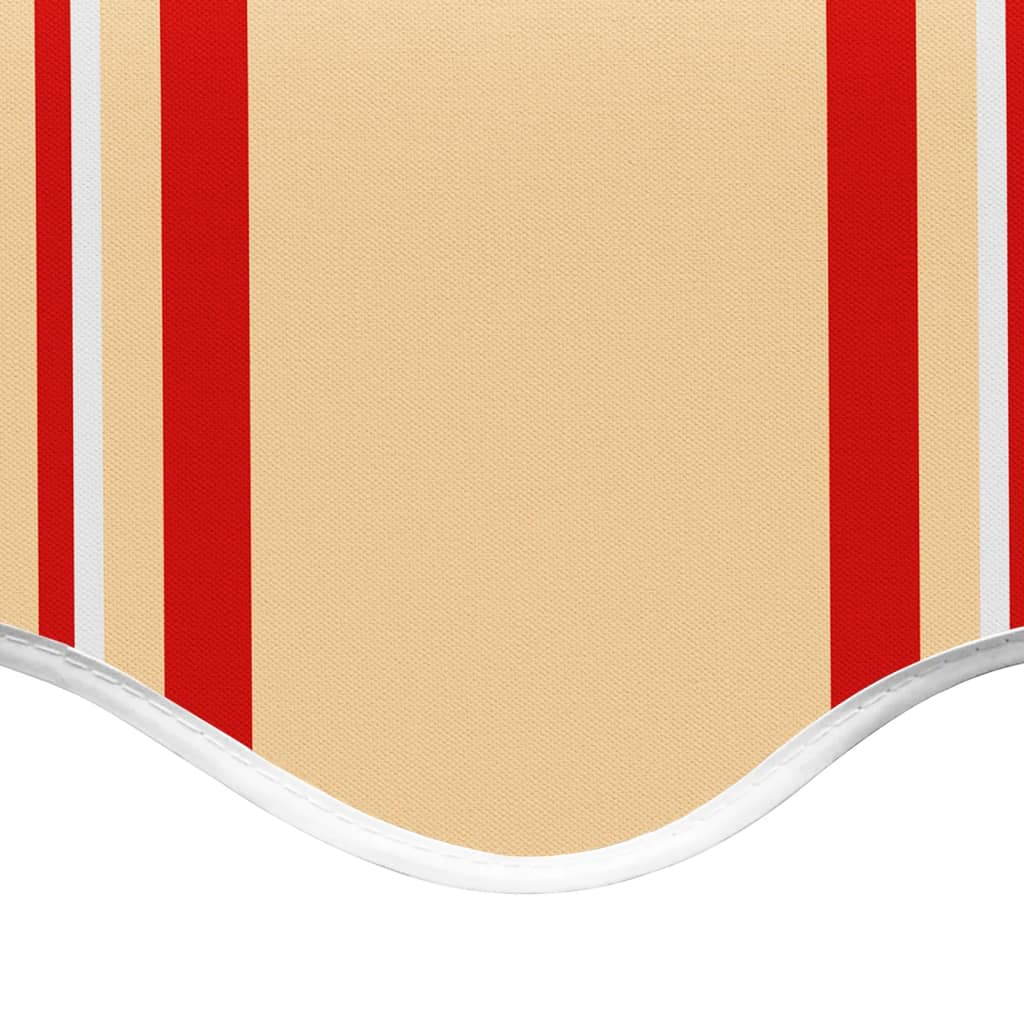 udskiftningsdug til markise 5x3,5 m polyester gul og orange