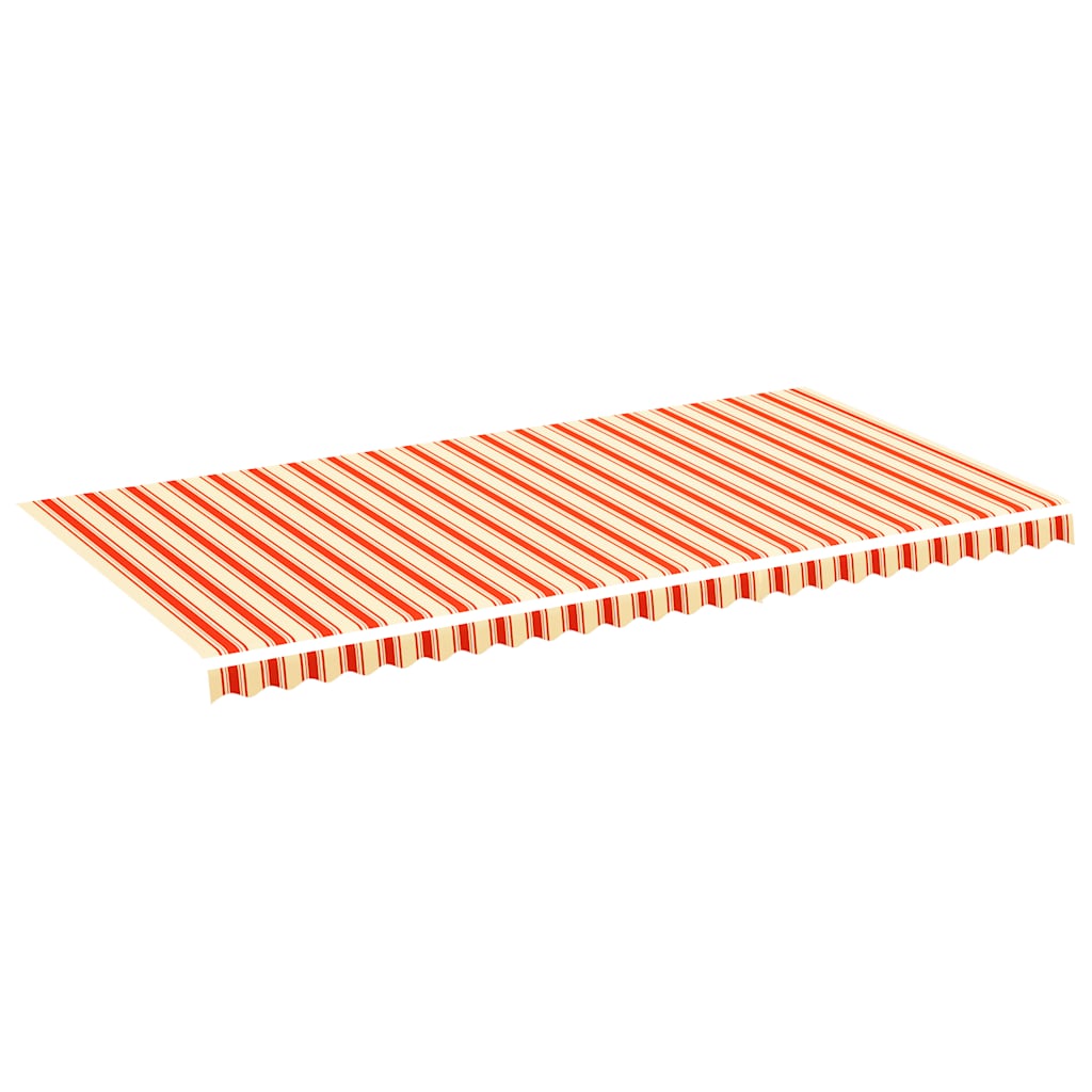 udskiftningsdug til markise 6x3 m polyester gul og orange