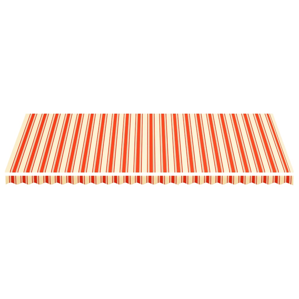 udskiftningsdug til markise 6x3 m polyester gul og orange