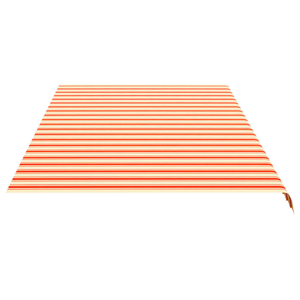 udskiftningsdug til markise 6x3 m polyester gul og orange