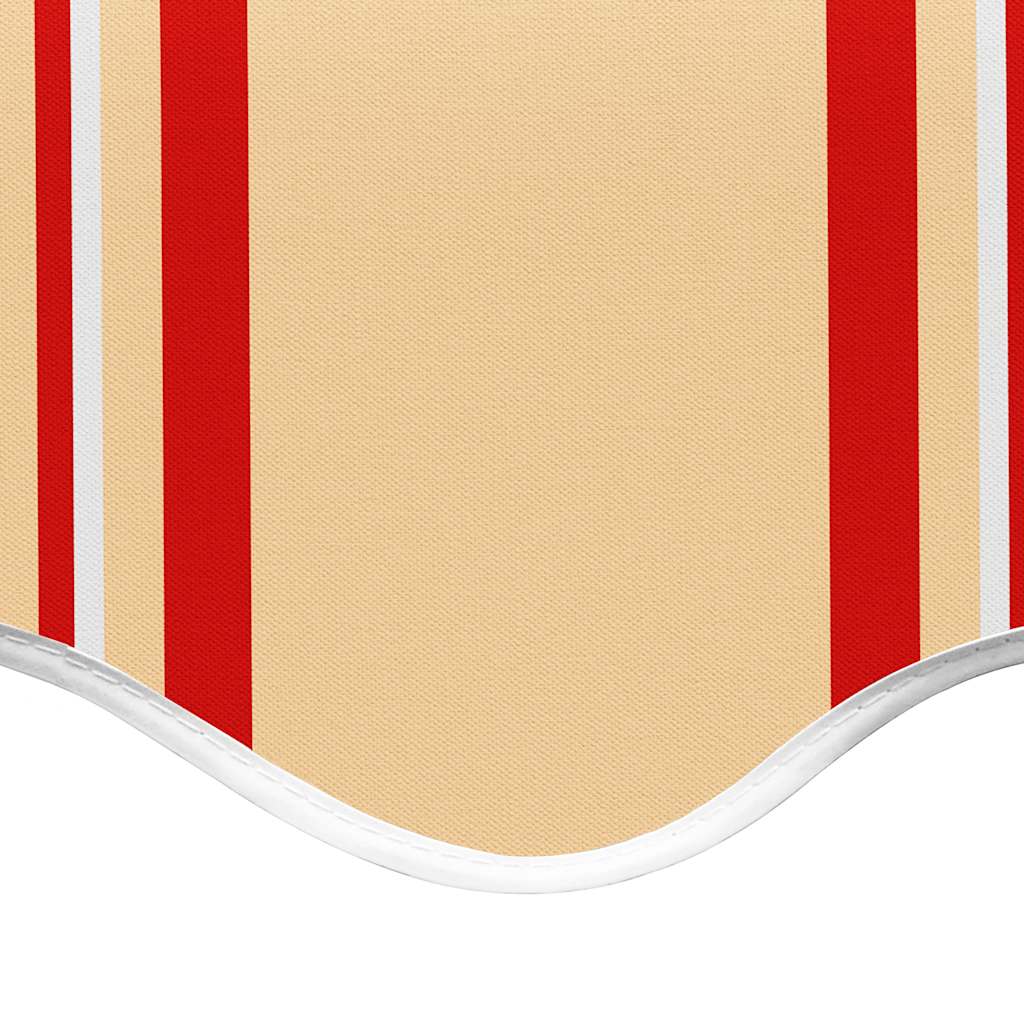 udskiftningsdug til markise 6x3 m polyester gul og orange