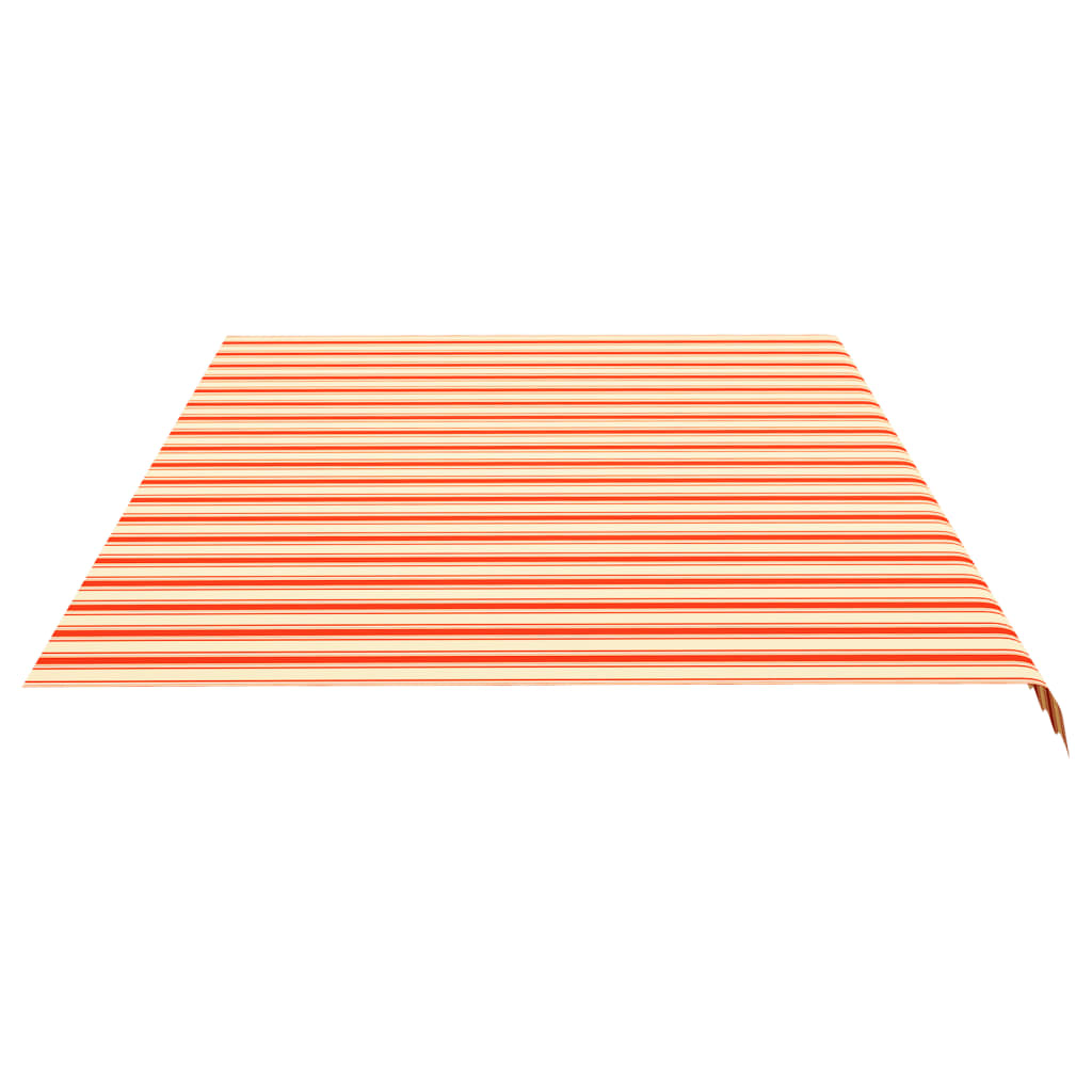 udskiftningsdug til markise 6x3,5 m polyester gul og orange