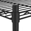 opbevaringsstativ med 4 hylder 90x35x137 cm 200 kg sort