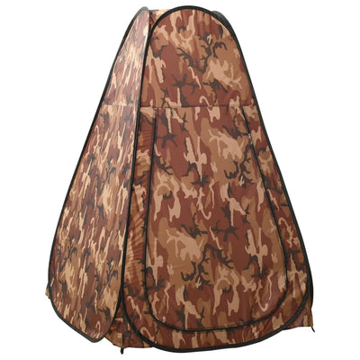 pop-up brusetelt camouflagefarvet