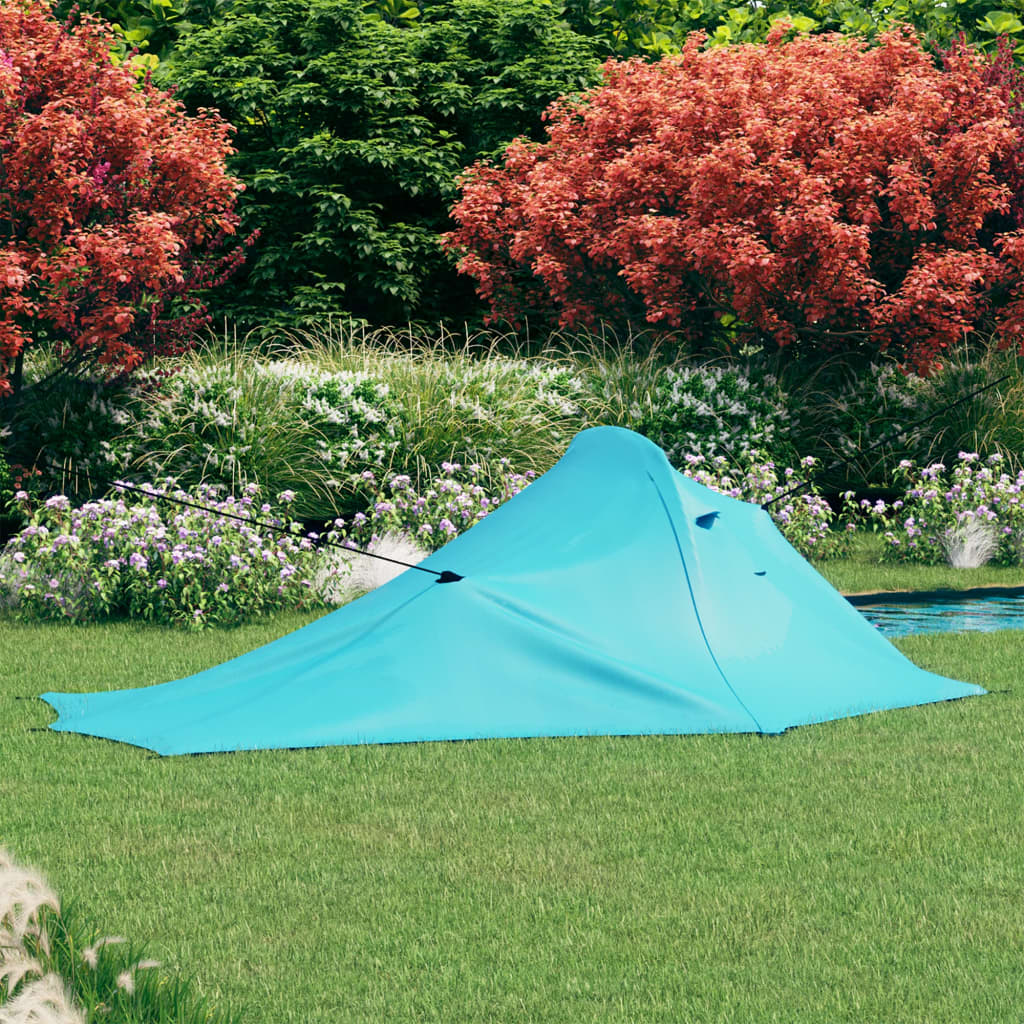 campingtelt 317x240x100 cm blå billede