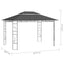 pavillon 4x3x2,7 m 160 g/m² antracitgrå