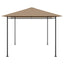 pavillon 384x281x270 cm 180 g/m² gråbrun