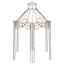 havepavillon 400x258x378 cm jern antikbrun