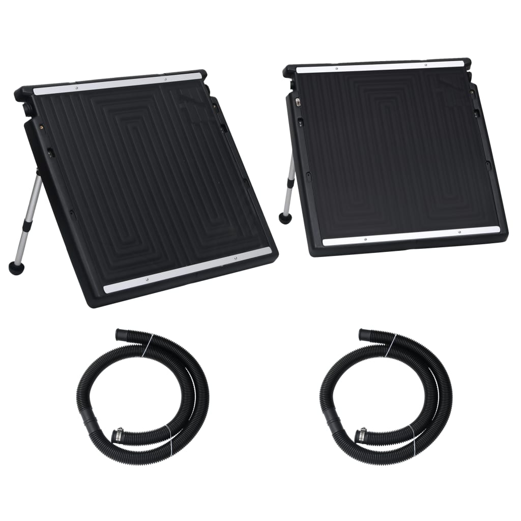 dobbelt solpanel til pool 150x75 cm billede