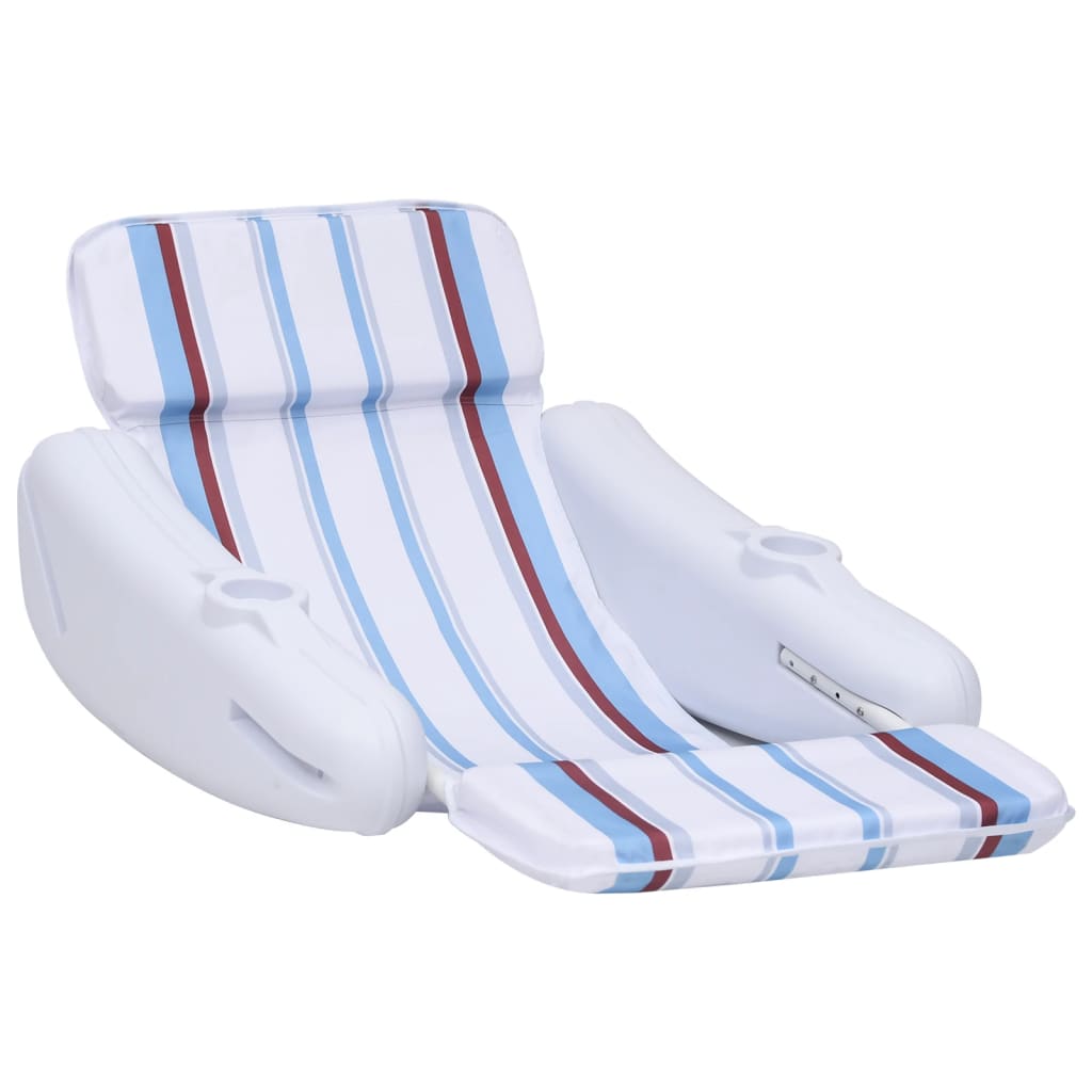 oppustelig poolstol 140x83x60 cm billede