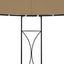 pavillon 300x290 cm rund gråbrun