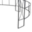 pavillon 300x290 cm rund gråbrun