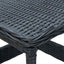 havebord 45x45x46,5 cm polyrattan mørkegrå