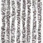 insektgardin 56x200 cm chenille brun og beige