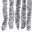 insektgardin 90x200 cm chenille grå og hvid