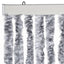 insektgardin 118x200 cm chenille hvid og grå