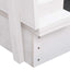 sandkasse 95x90x15 cm fyrretræ hvid