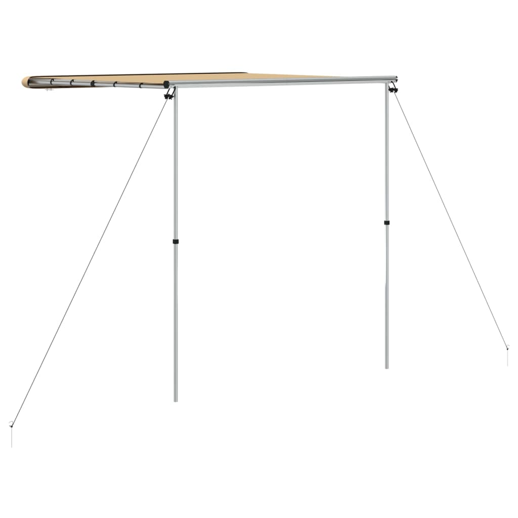 markise til campingvogne 2x2x2,15 m beige