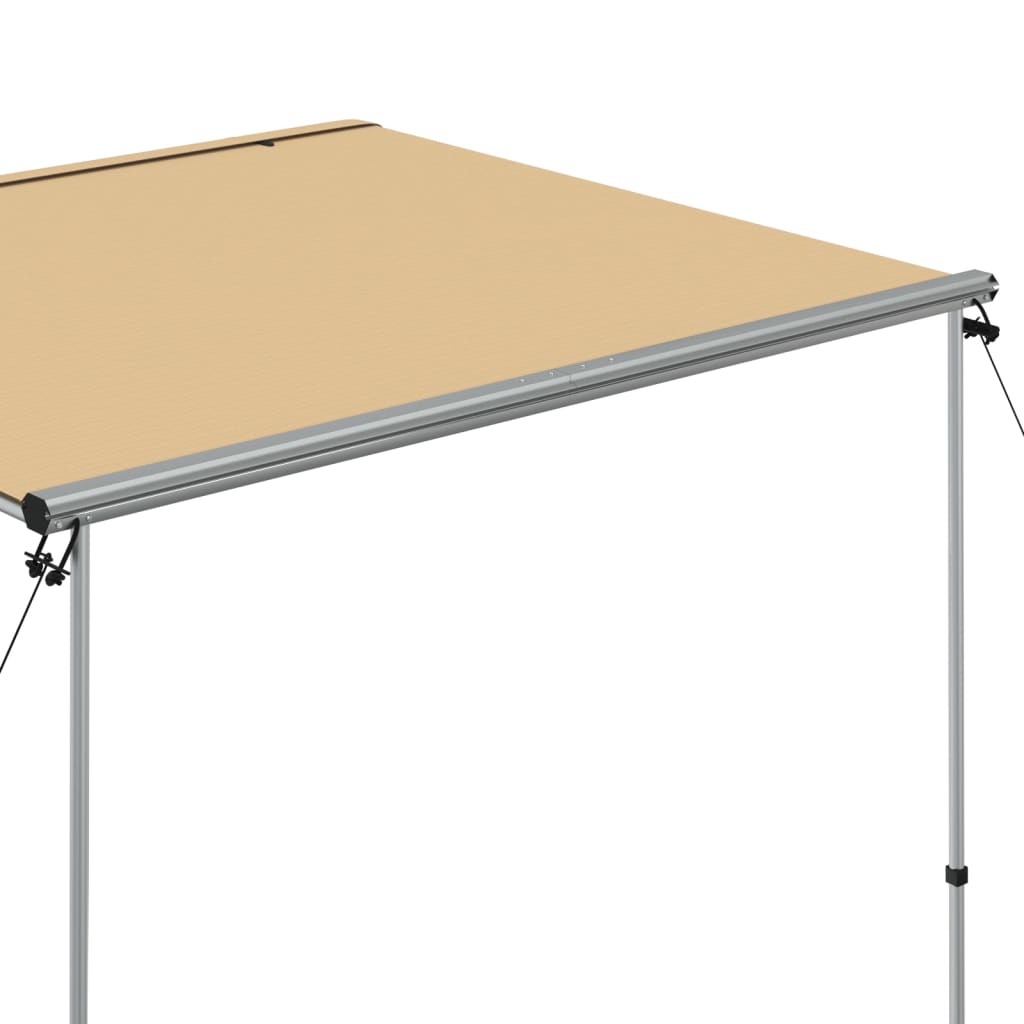 markise til campingvogne 2x2x2,15 m beige
