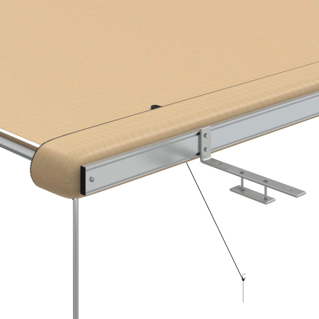 markise til campingvogne 2x2,5x2,15 m beige