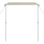 markise til campingvogne 2,4x2,5x2,15 m beige