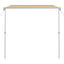 markise til campingvogne 2,4x3x2,15 m beige