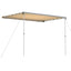 solsejl til campingvogn 3x2x2,15 m beige