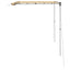 solsejl til campingvogn 3x2x2,15 m beige