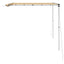 solsejl til campingvogn 3x2,5x2,15 m beige
